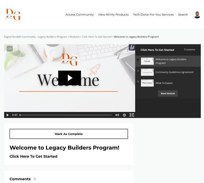 Legacy Builders Program
